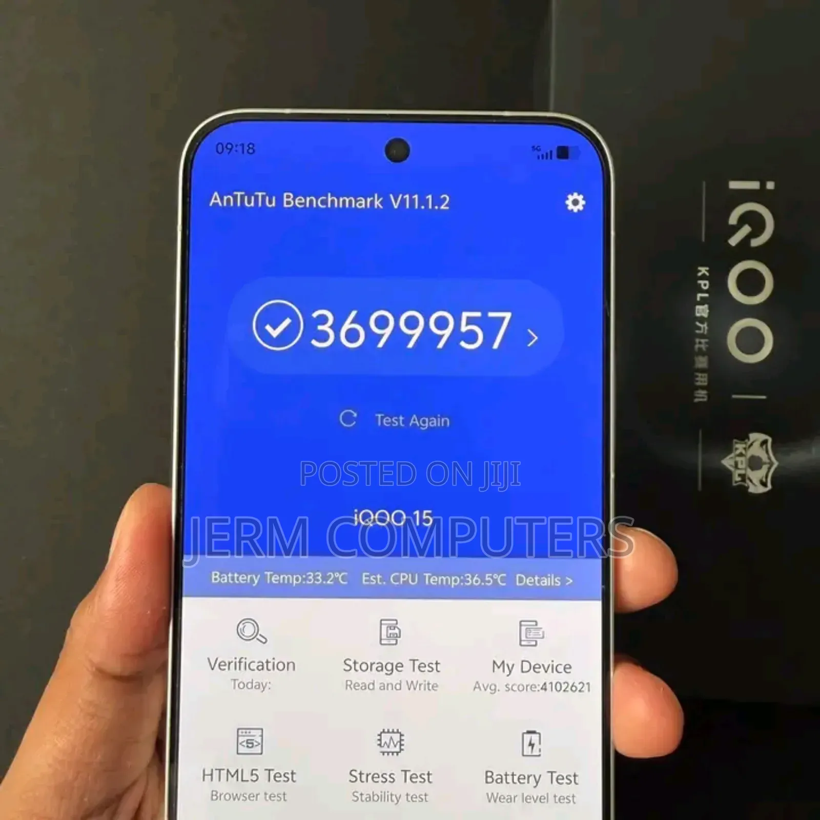 New Vivo iQOO 15 256 GB White