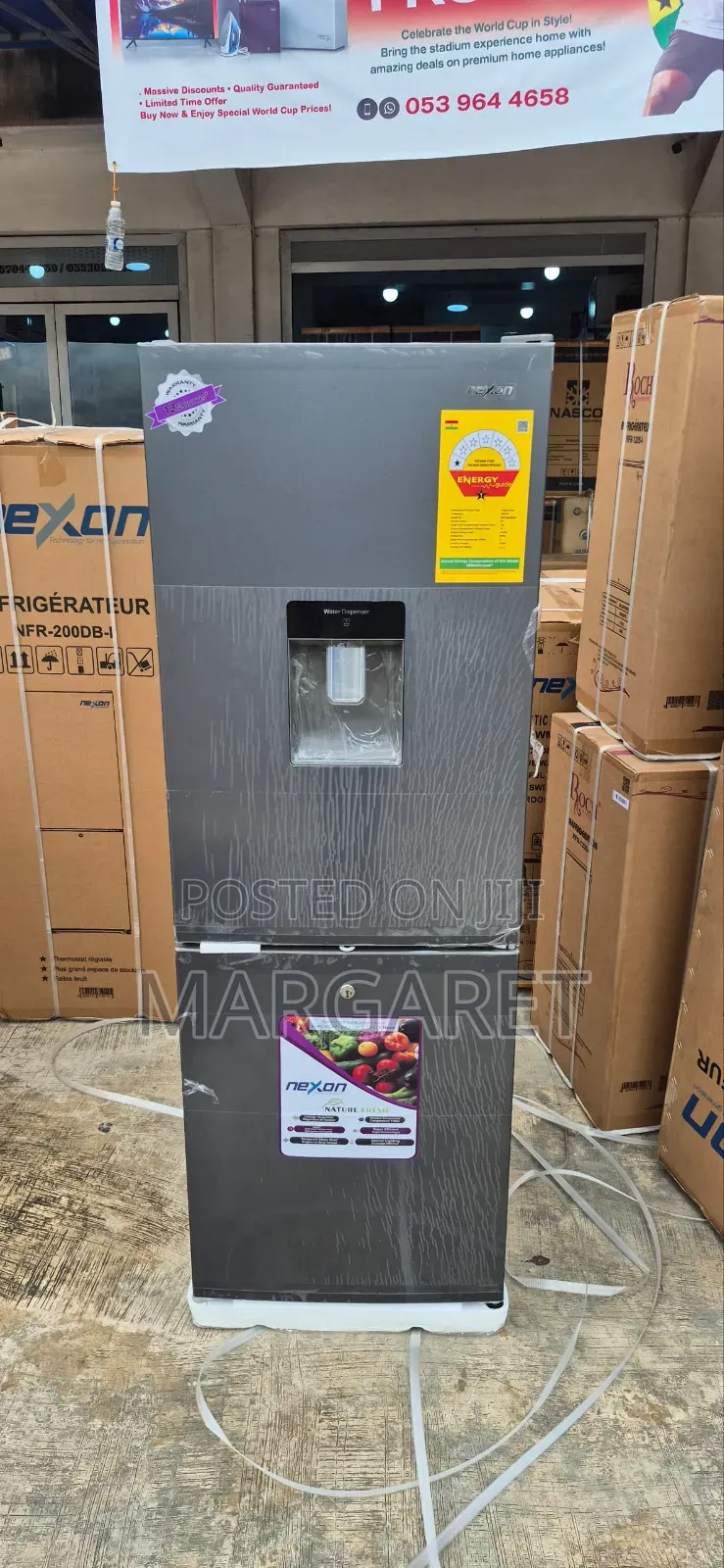 Nexon 227 Litters Buttom Freezer With Water Dispenser