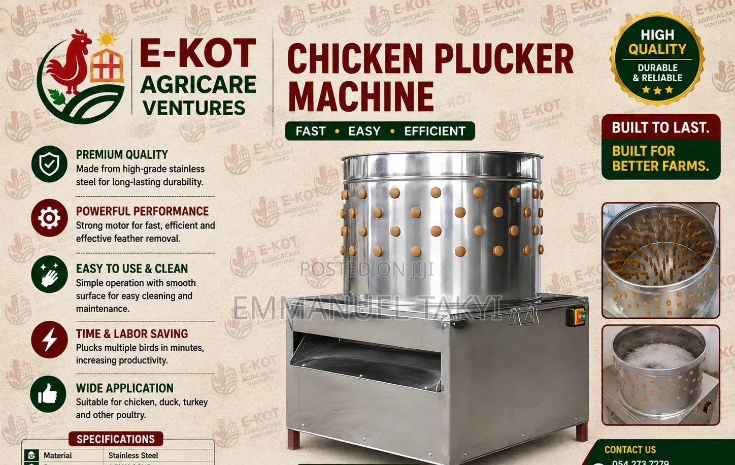 Chicken Plucker Machine