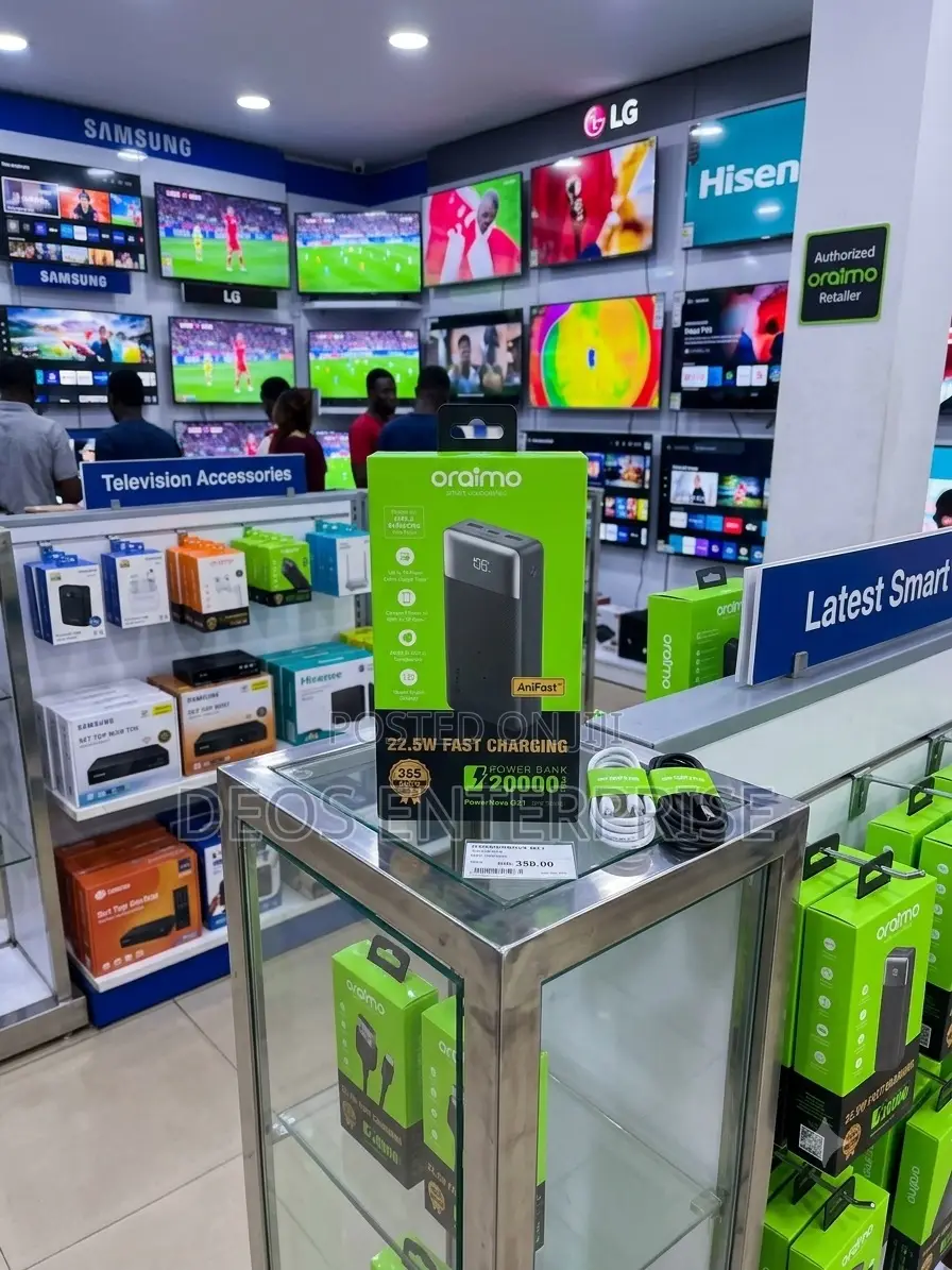 Original Oraimo 20000mAh 22.5W Fast Charge Power Bank