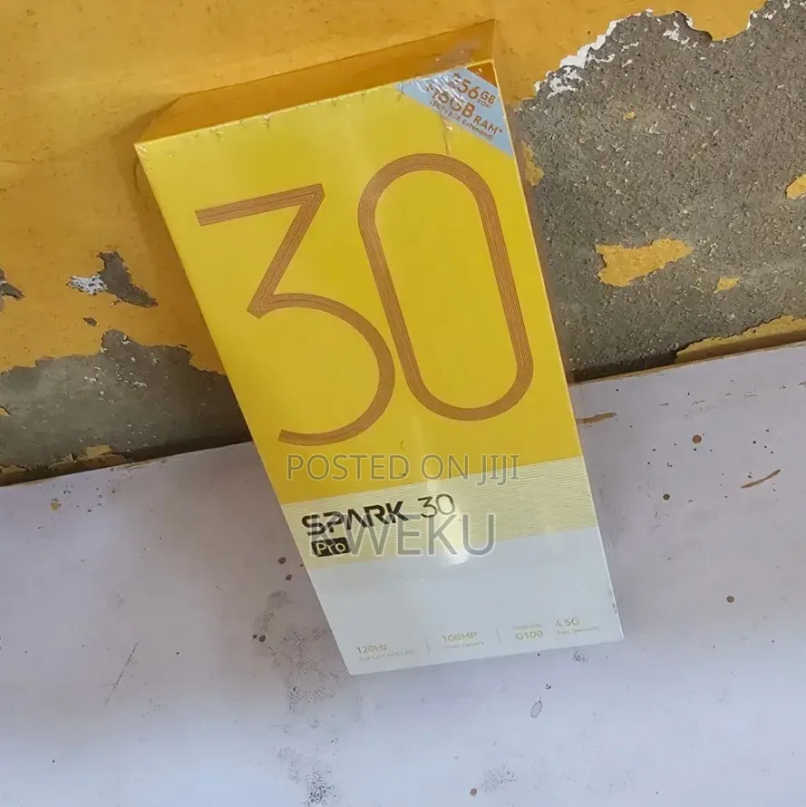 New Tecno Spark 30 Pro 256 GB Black