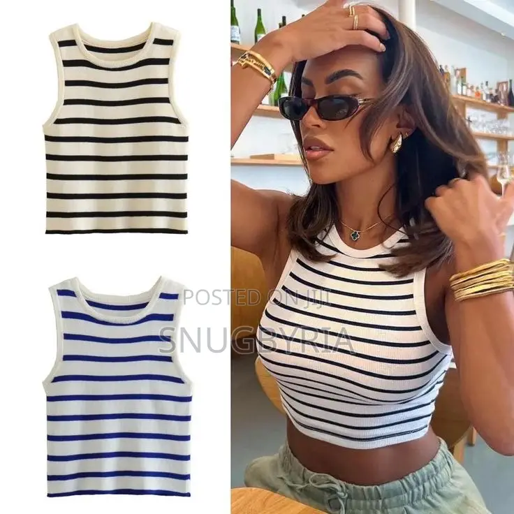 Strip Tank Top-Size Free