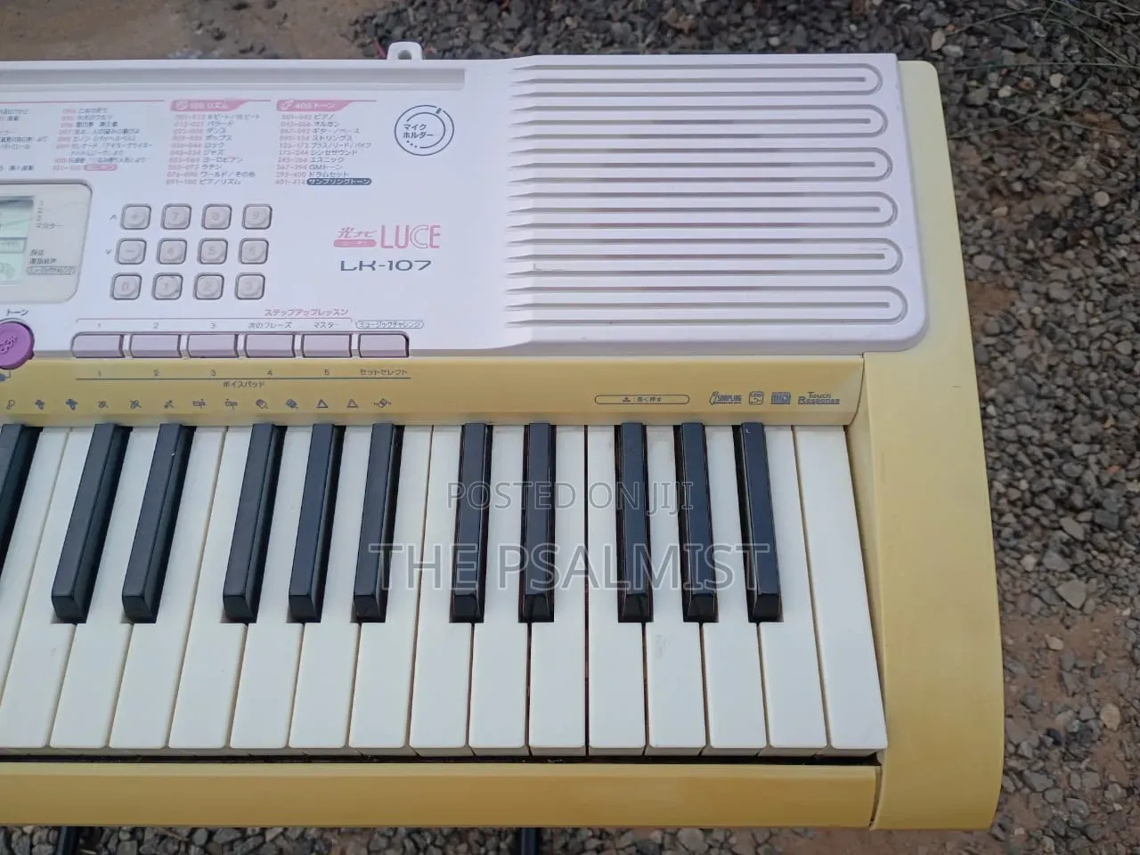 Casio LK 107 Has USB With an Adapter