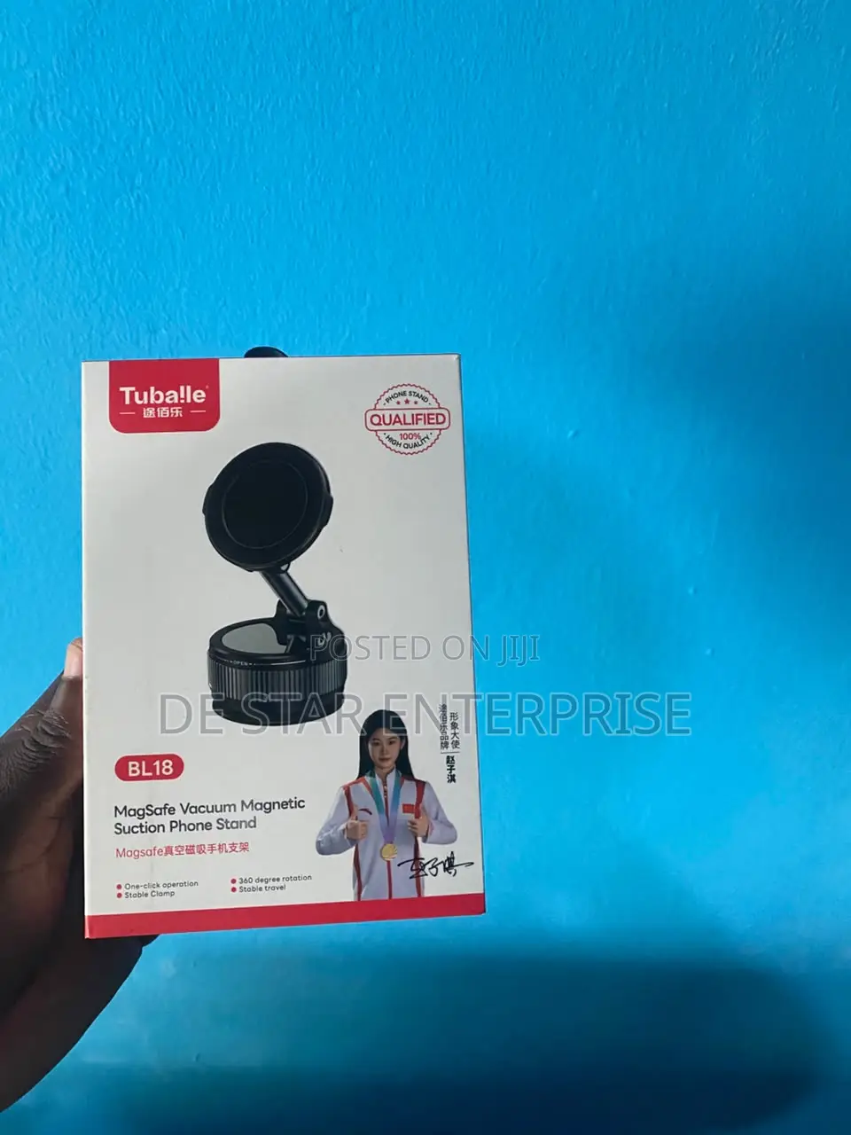 Vacuum Suction Magnetic Phone Holder