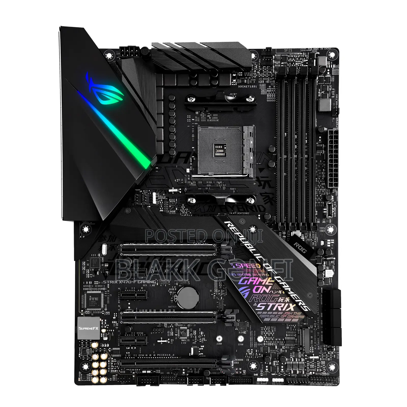 ASUS Rog Strix X470-F Gaming RGB AMD Motherboards