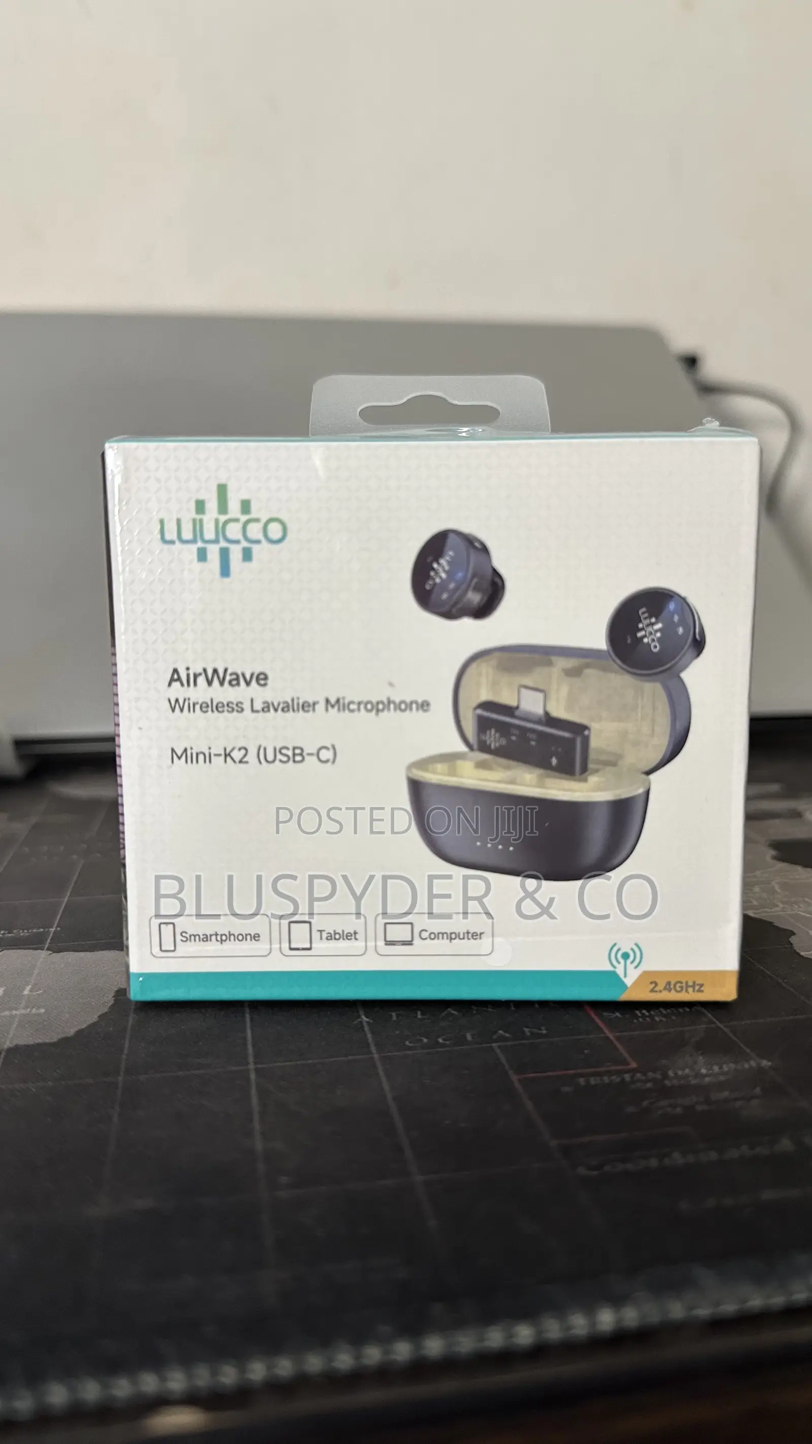 Lucco Airwave Mini- (USB-C) Wireless Lavalier Microphone