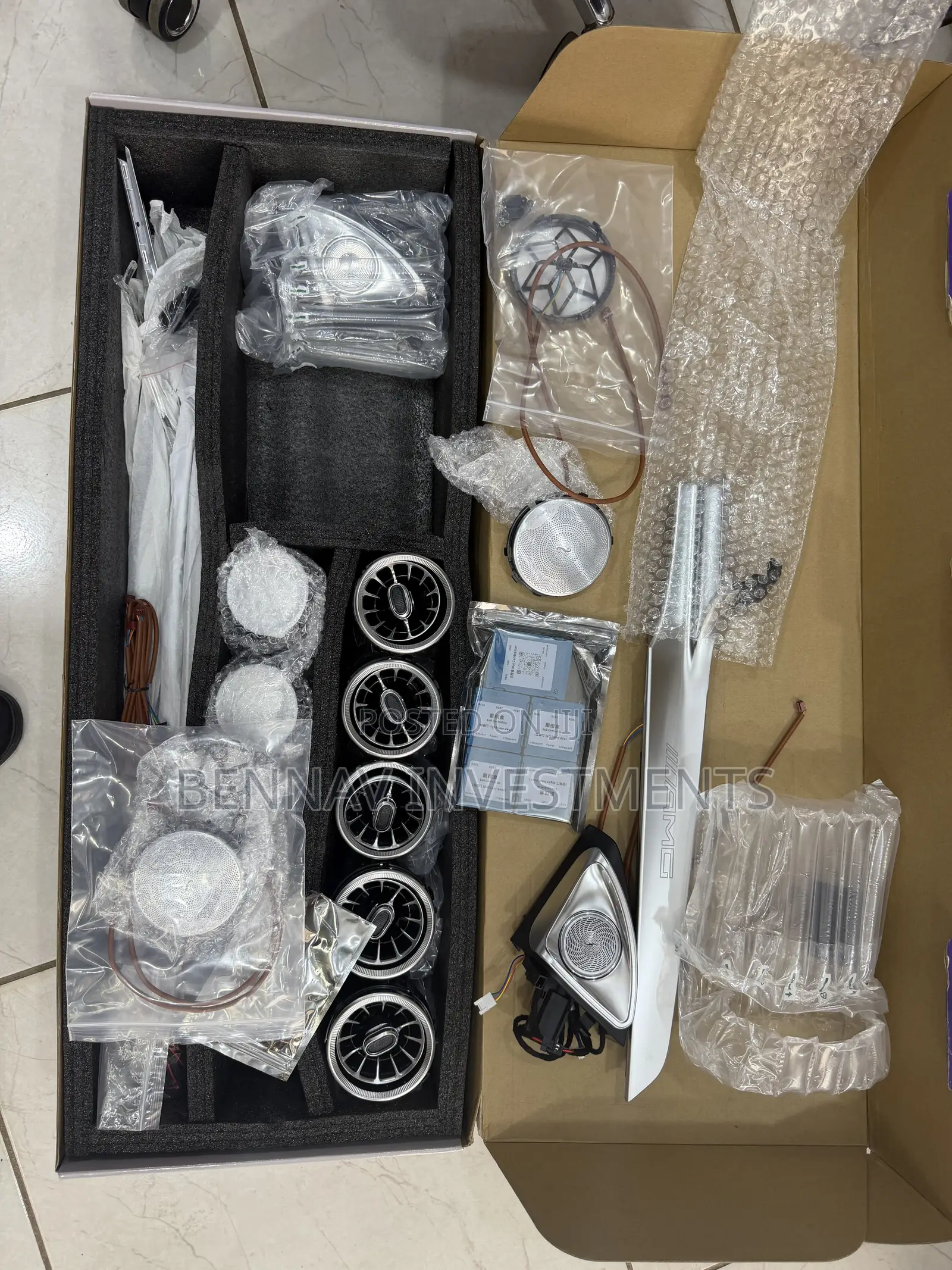 Original W205 Mercedes Benz C Class Ambient Light Kit 2015 - 2021