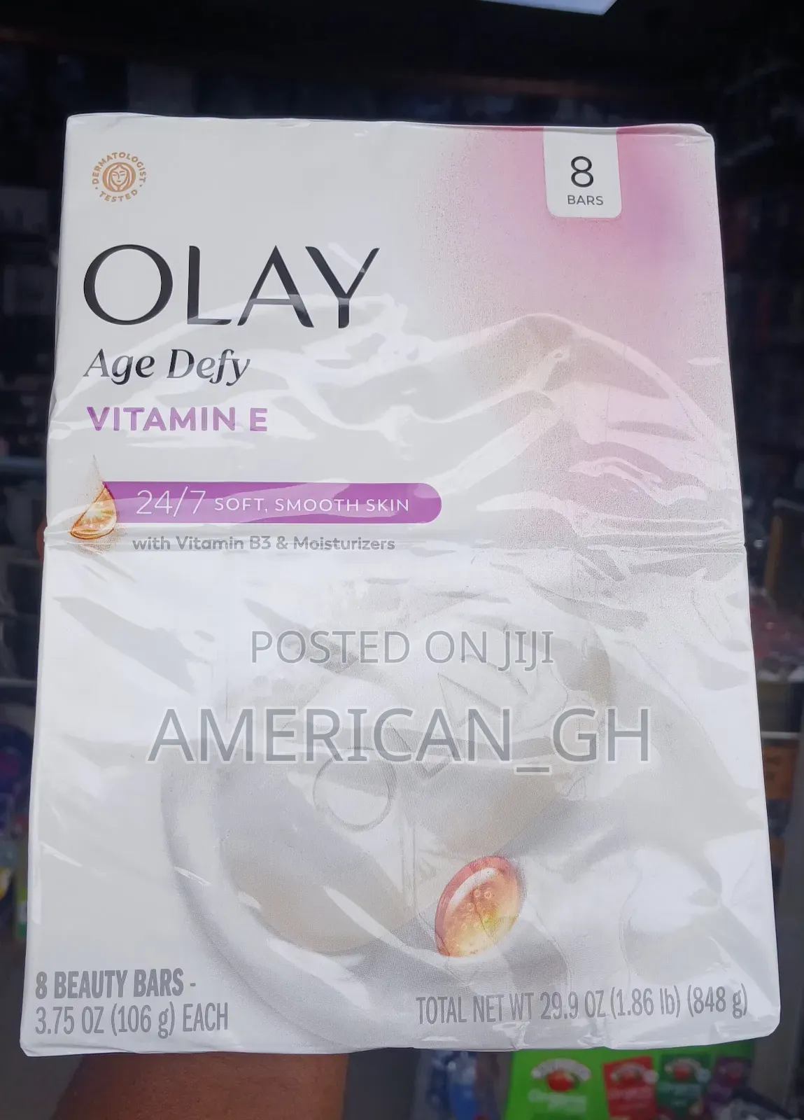 Olay Age Defy Vitamin E Bar Soap, 8pack