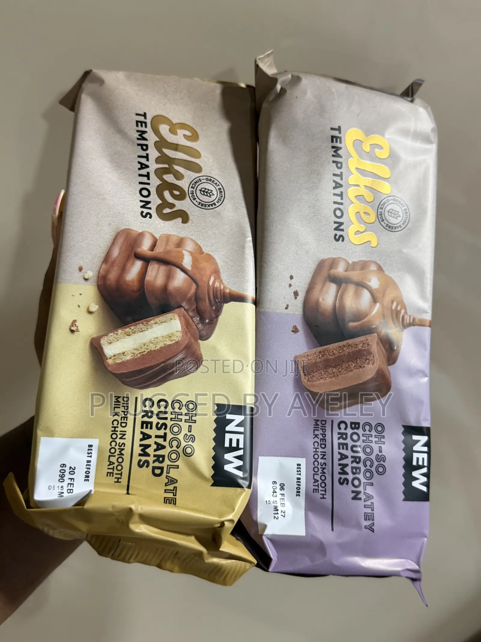Chocolatey Custard and Bourbon Cream Biscuits
