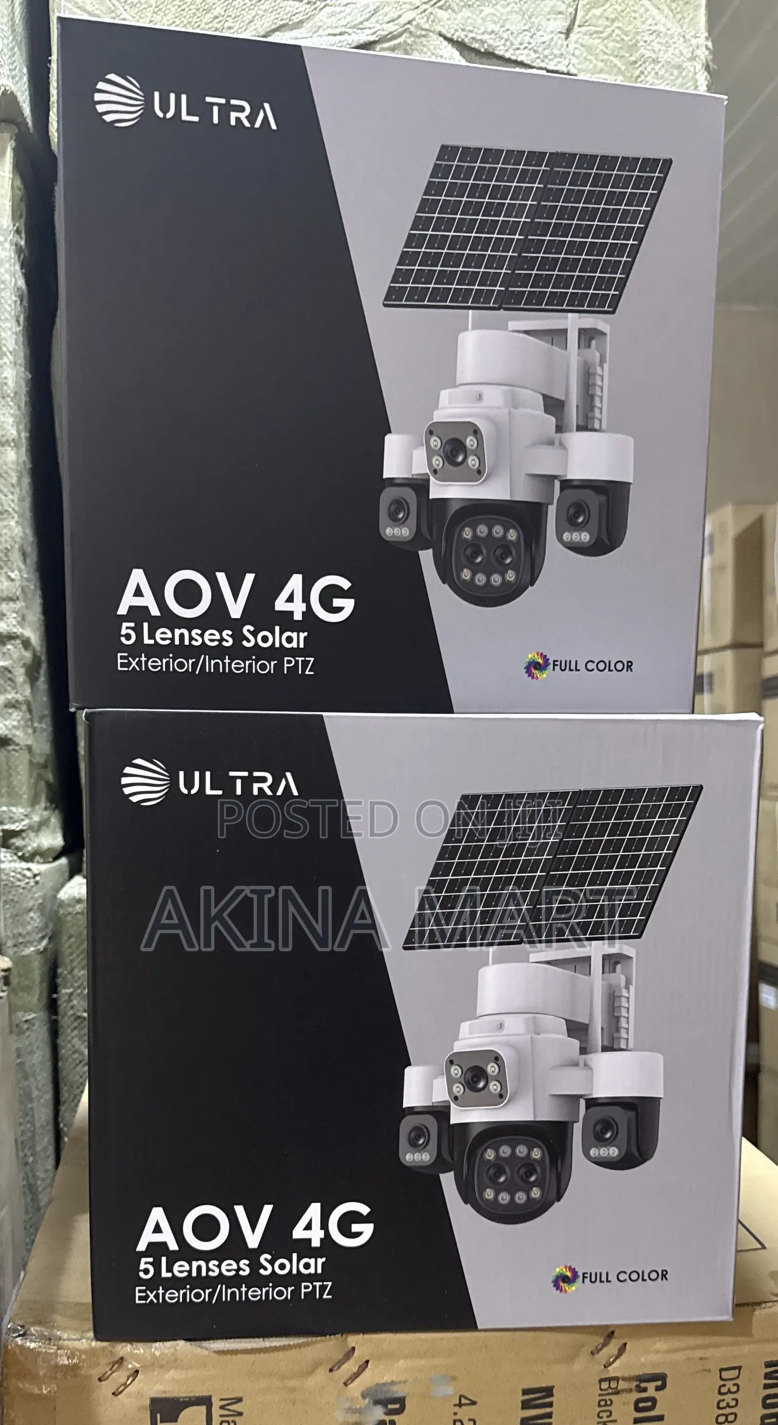 Hieasy 5lens Solar 4G Camera Five Lens 4g Solar Camera