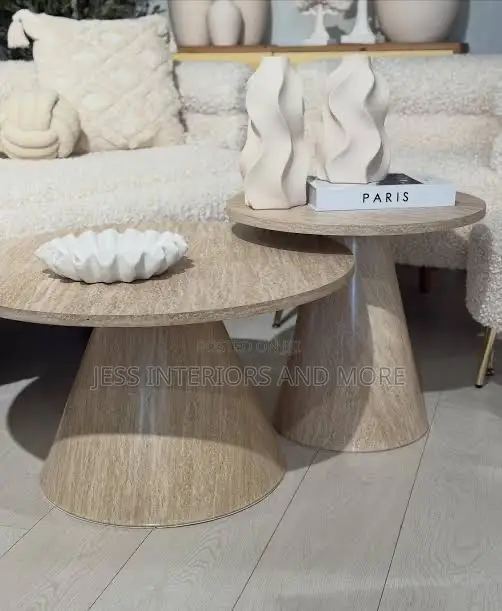 Center Table (Travertine-Like)