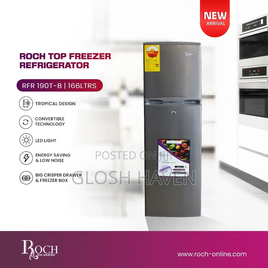 Roch 157L Bottom Freezer Fridge