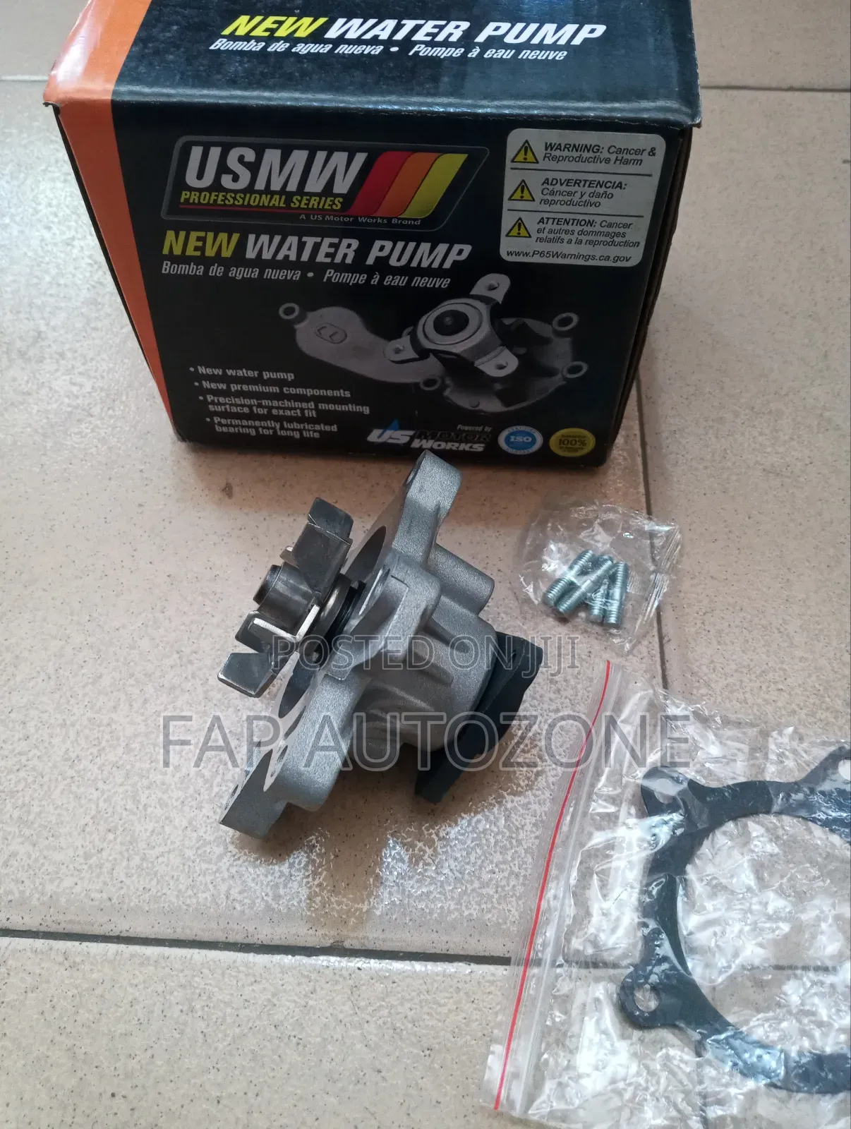 0451. Original USMW Toyota Yaris Water Pump Imported From USA