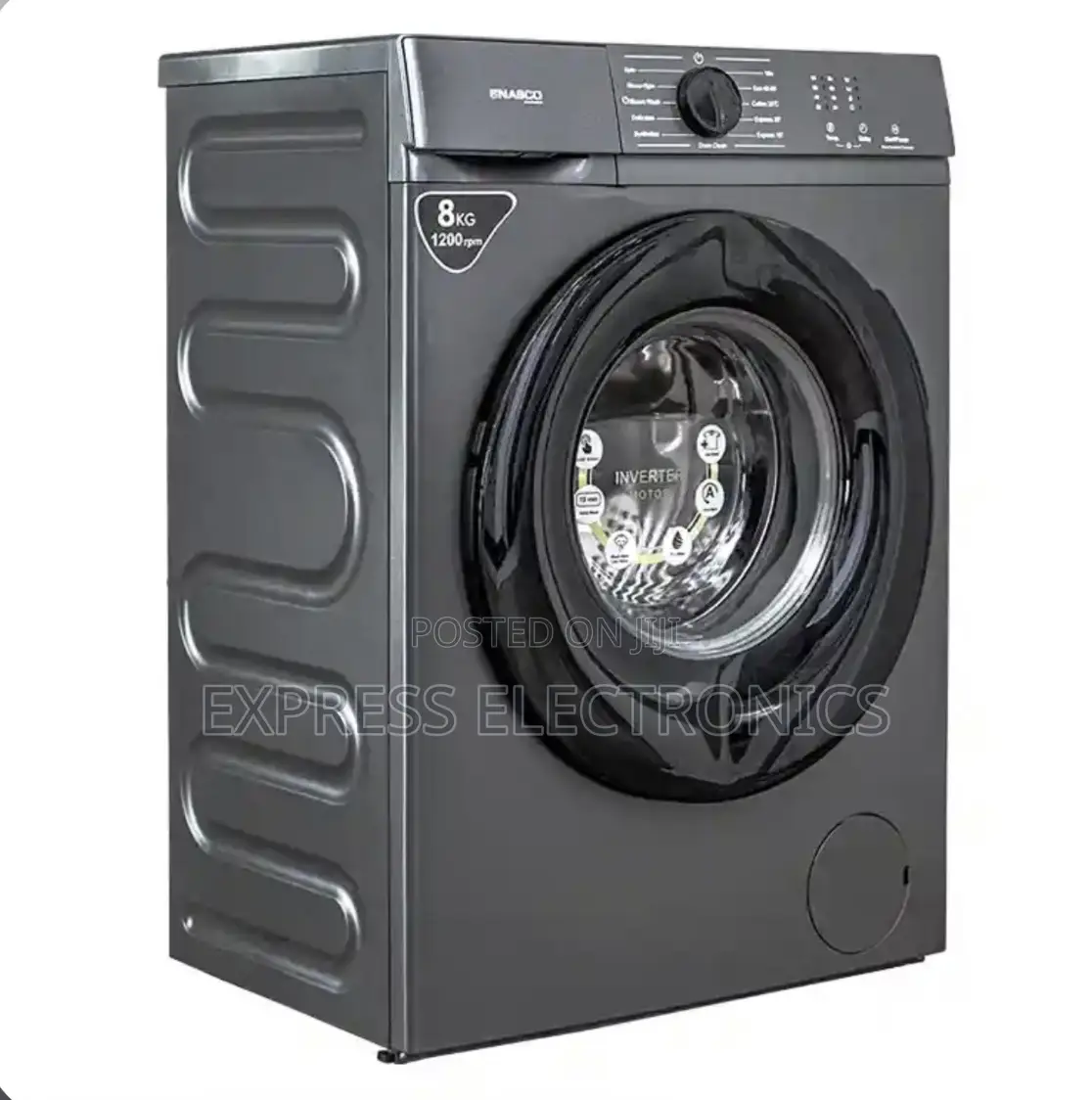 Place Your Order for NascoWashing Machine 8Kg Front Load Full Automati