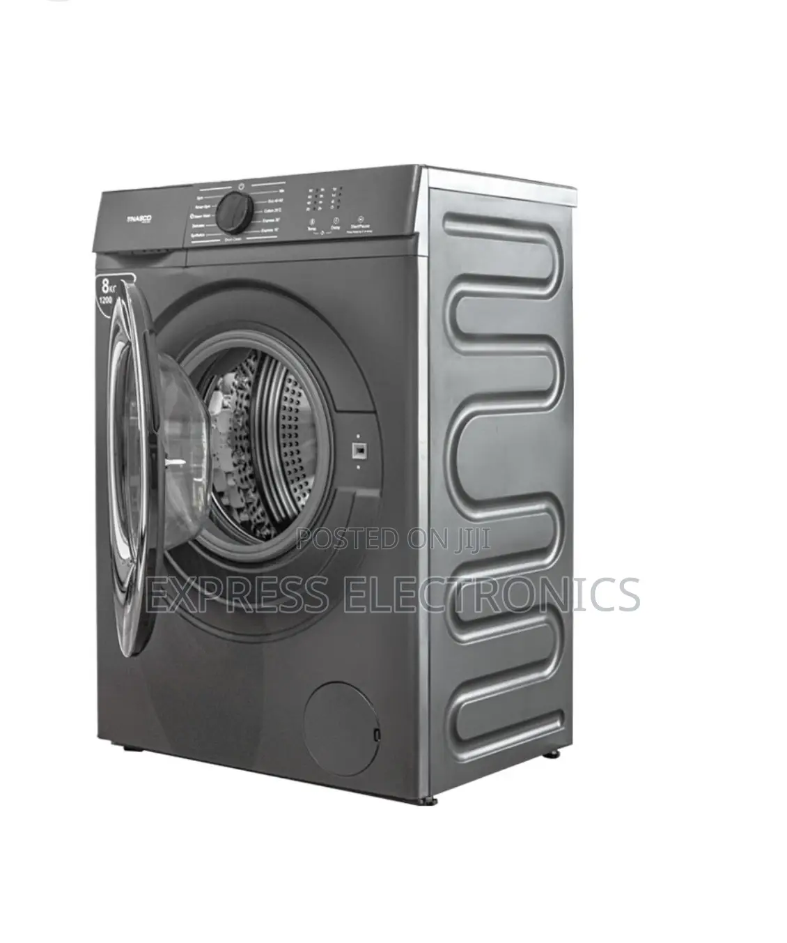 Brabd New Nasco Washing Machine 8Kg Front Load Full Automatic Silver