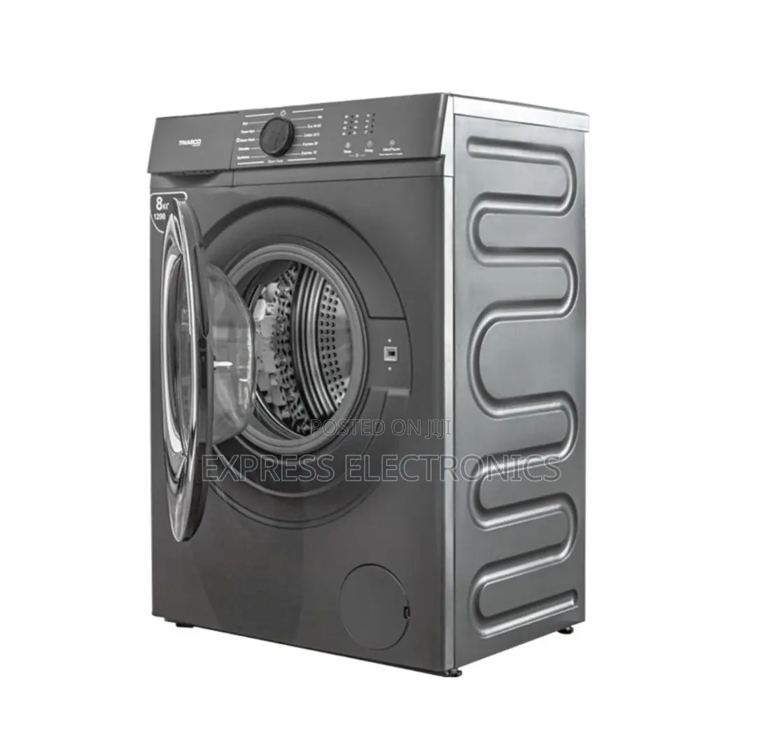 Brabd New Nasco Washing Machine 8Kg Front Load Full Automatic Silver