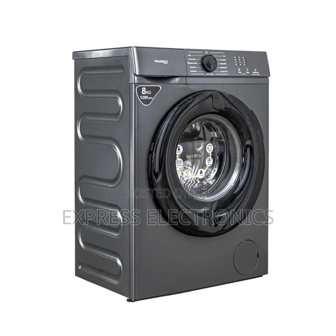 Best Buy for Less Nasco Washing Machine 8Kg Front Load Full Automatic