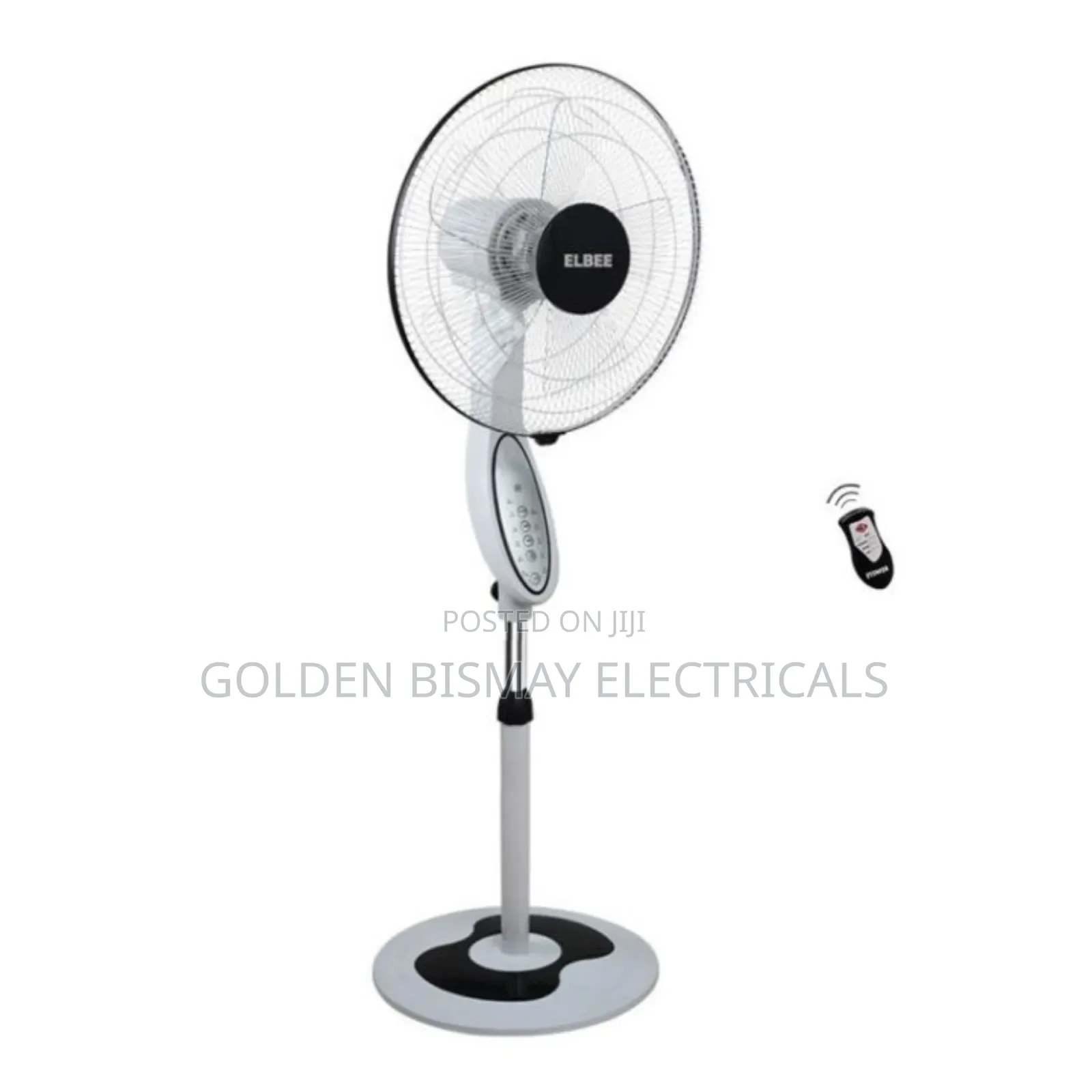Elbee 18 Inche Remote Control Standing Fan With 7 Blades