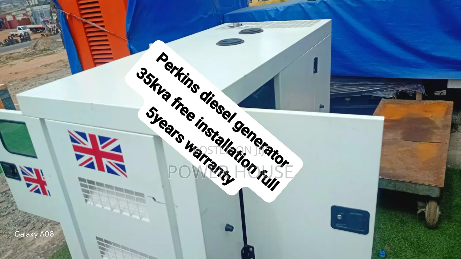 Heavy-Duty Silent Perkins Generator Built for Continuous Power Supply