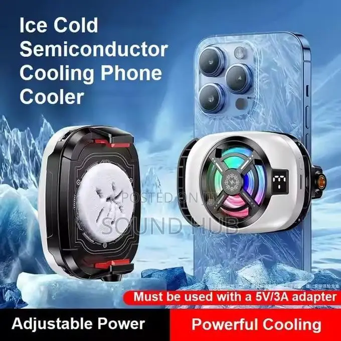 Silent Magnetic Phone Cooler High-Speed Ice Cooling Fan