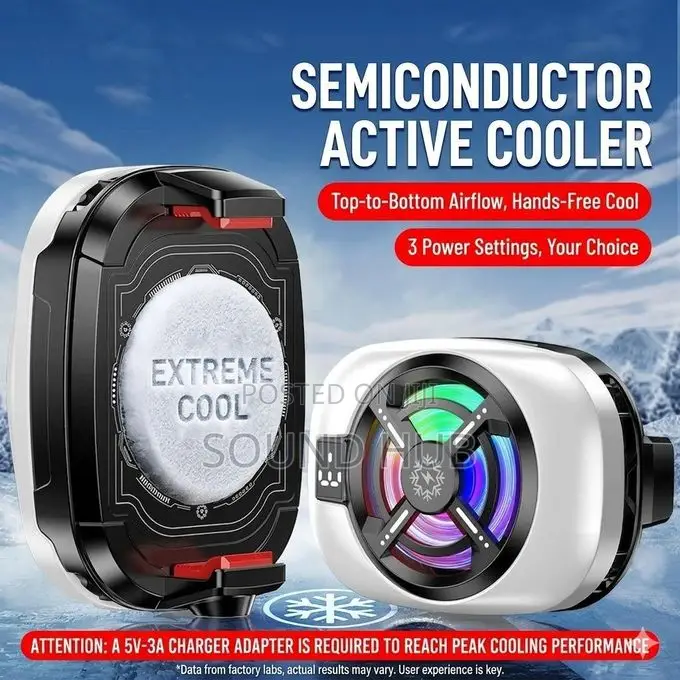 Silent Magnetic Phone Cooler High-Speed Ice Cooling Fan