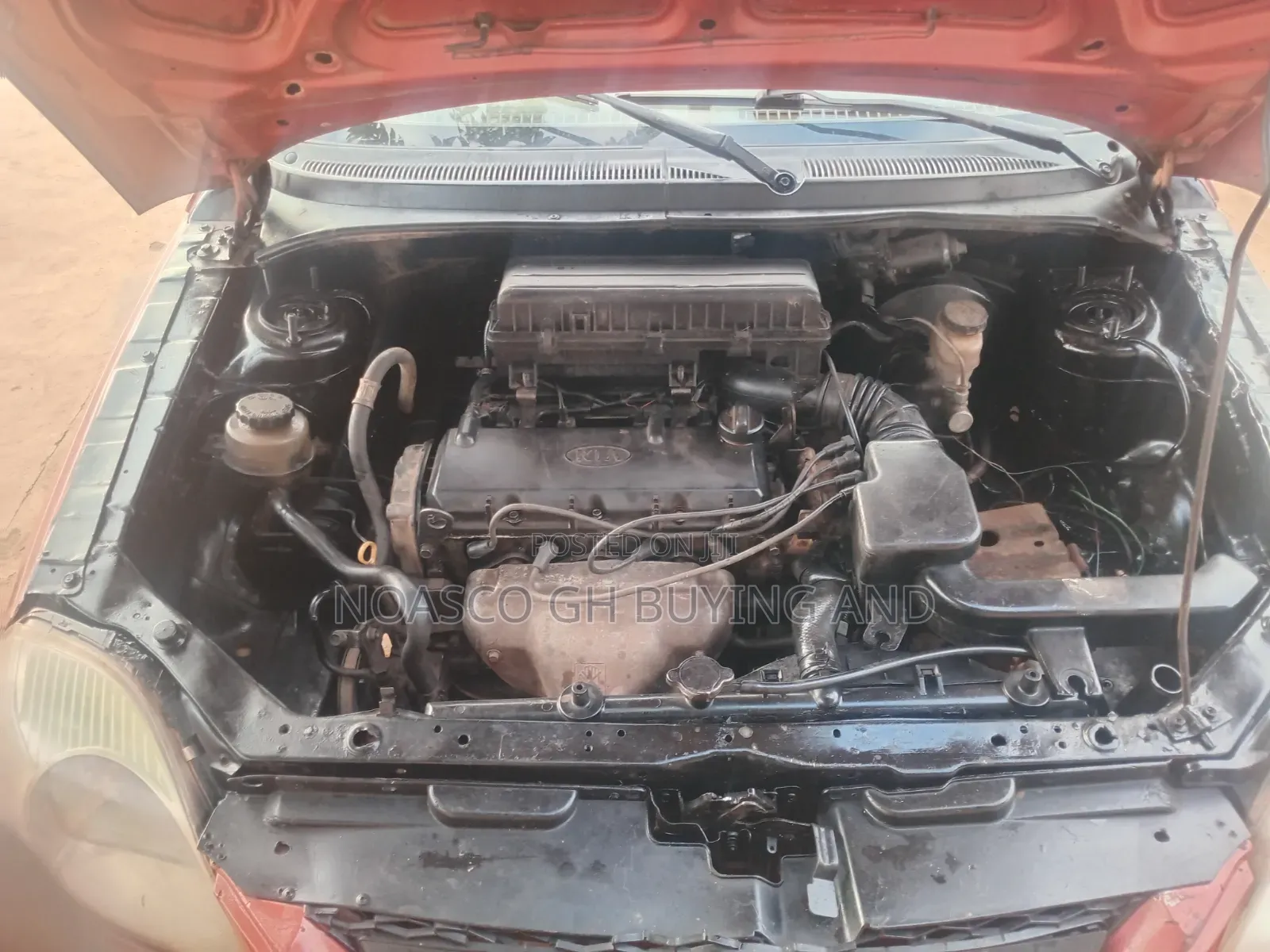 Kia Rio 2005 Red