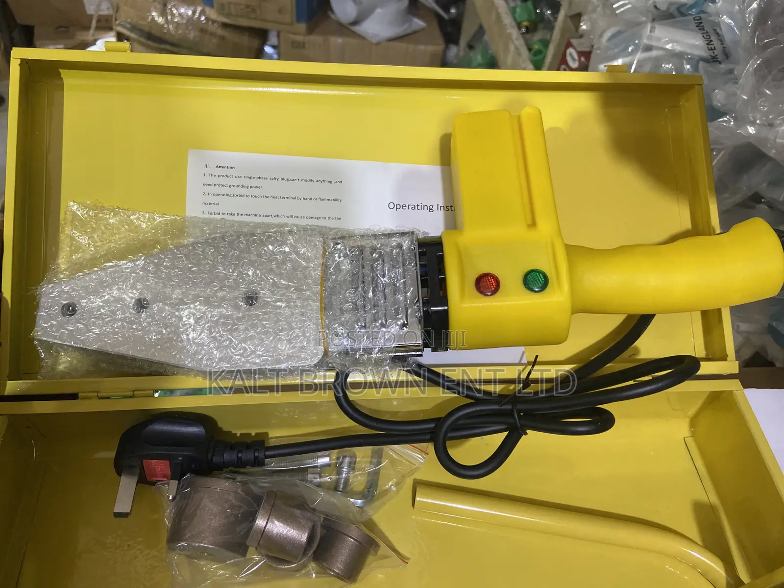 Heavy Duty PPR Pipe Welding Machine / Fusion Solderer Set 20mm - 63mm