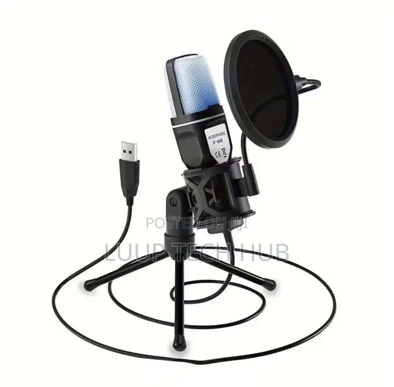 USB Microphone With RGB Light
