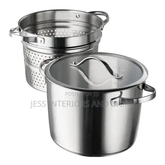 Tramontina Stainless Steel Tri-Ply Base With Pasta Pot