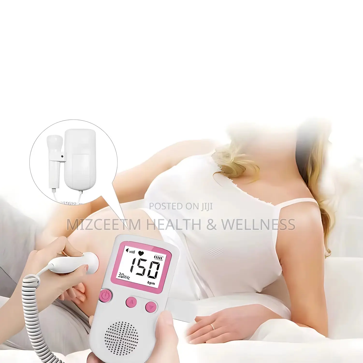 Fetal Doppler With Couplant/ Ultrasound Coupling Gel