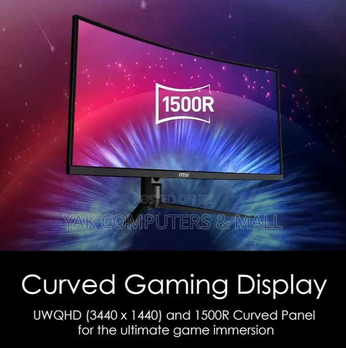 34 Inch Resolution With 144hz MSI Optix Gaming and Graphics Monitor