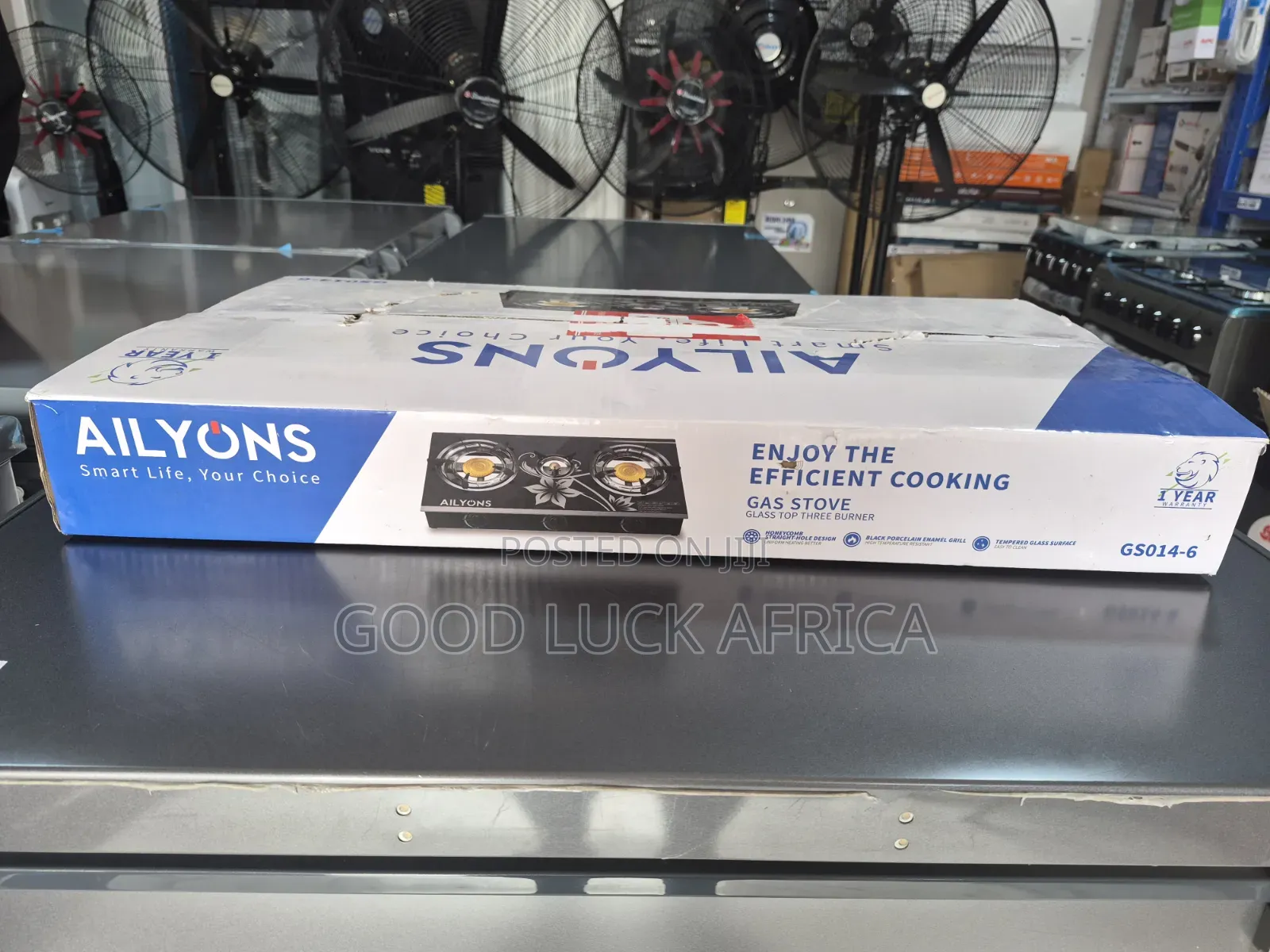 AILYONS 3 Glass Burner-Gs301