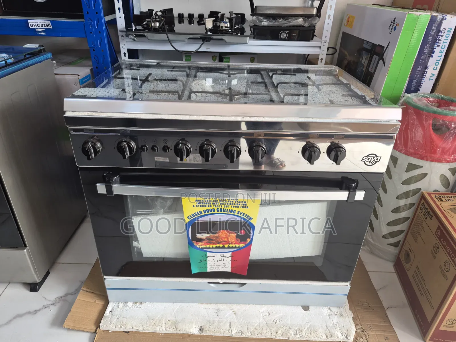Saya 5 Burner With Oven and Grill and Auto Ignition