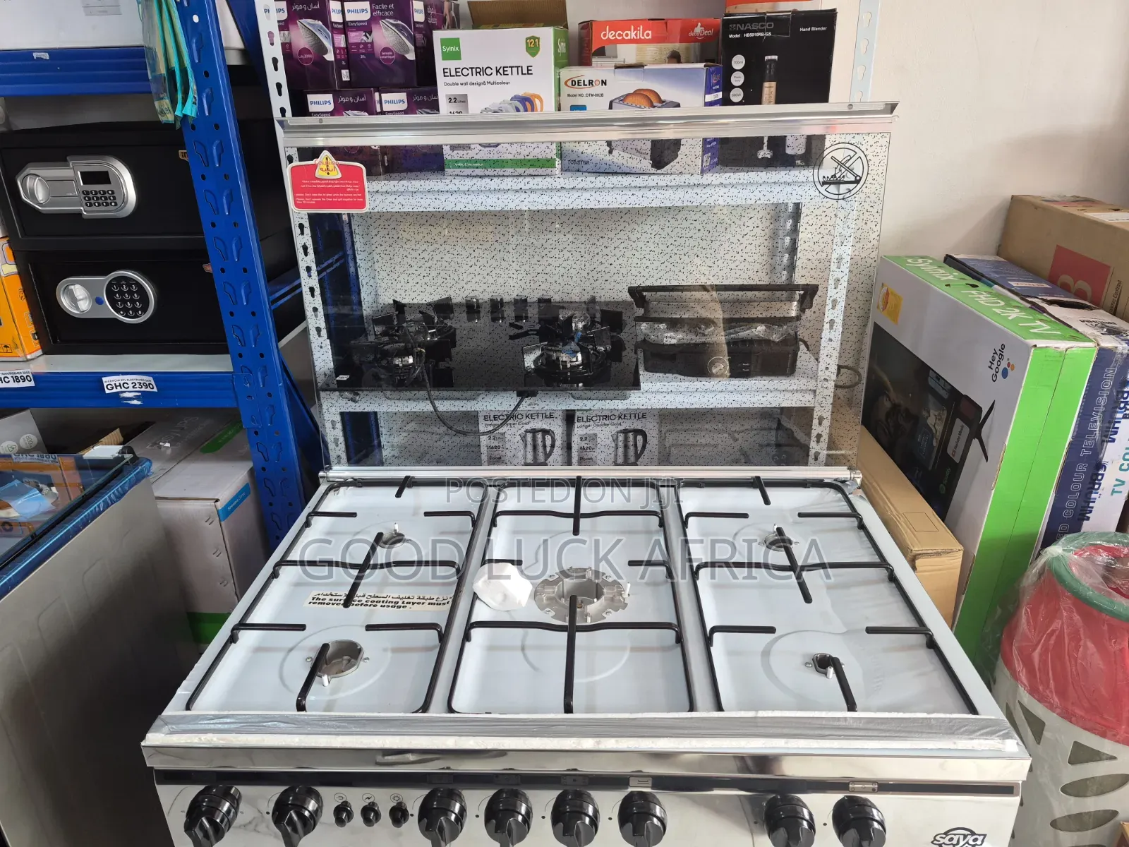 Saya 5 Burner With Oven and Grill and Auto Ignition