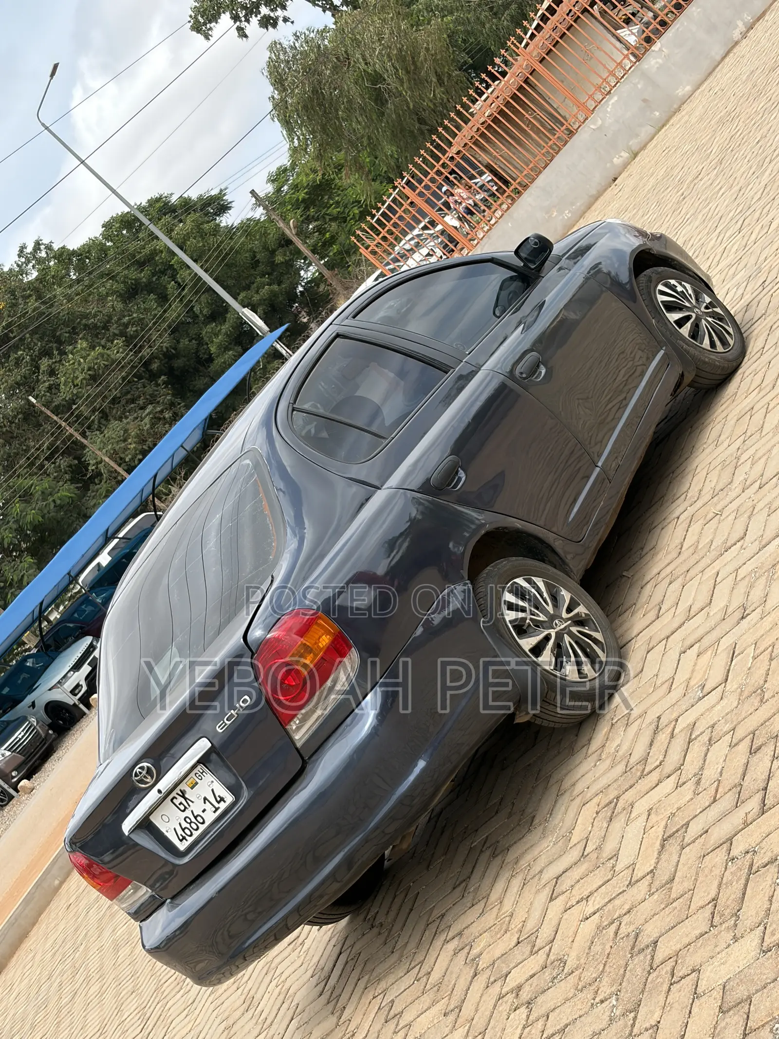 Toyota Echo Sedan 2005 Blue