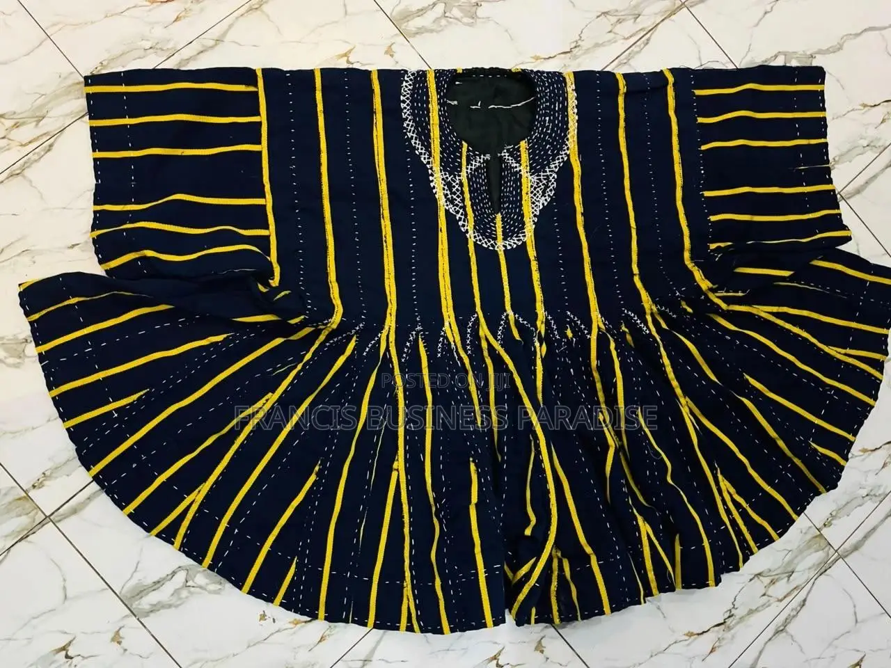 Authentic Handmade Ghanaian Fugu (Northern Smock) - Assorted Colors.