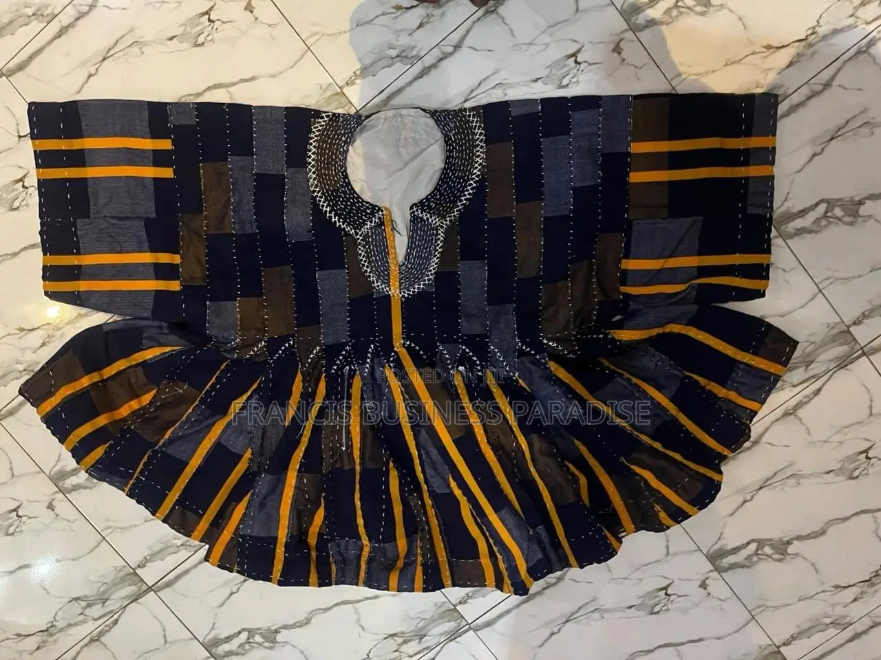 Authentic Handmade Ghanaian Fugu (Northern Smock) - Assorted Colors.