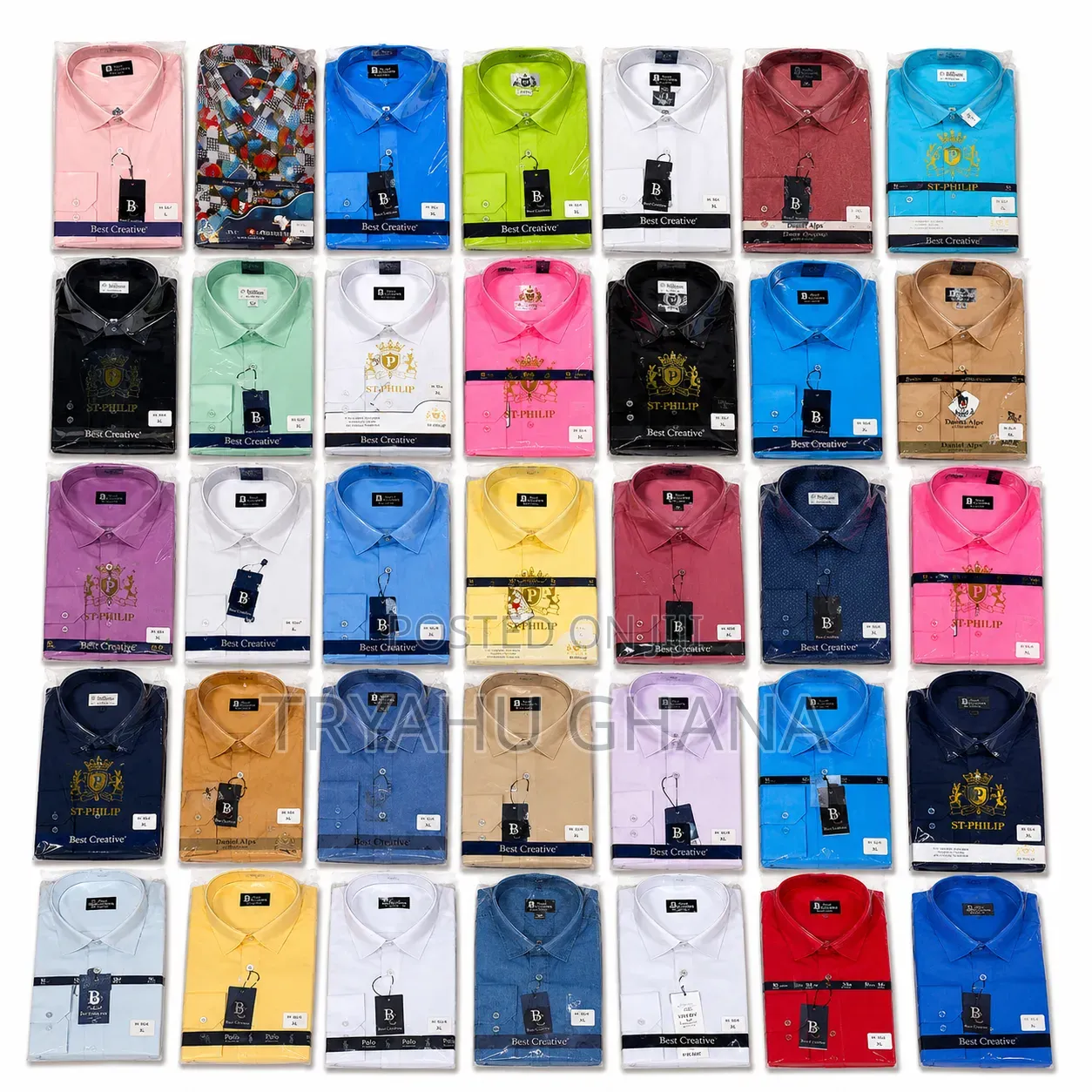 Men's Slim Fit Office Shirts | Buy Online at TRYAHU
