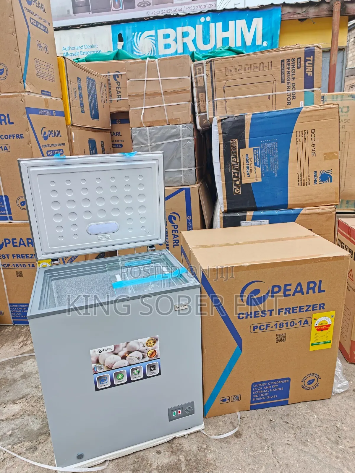 Pearl 1810 Chest Freezer 145L