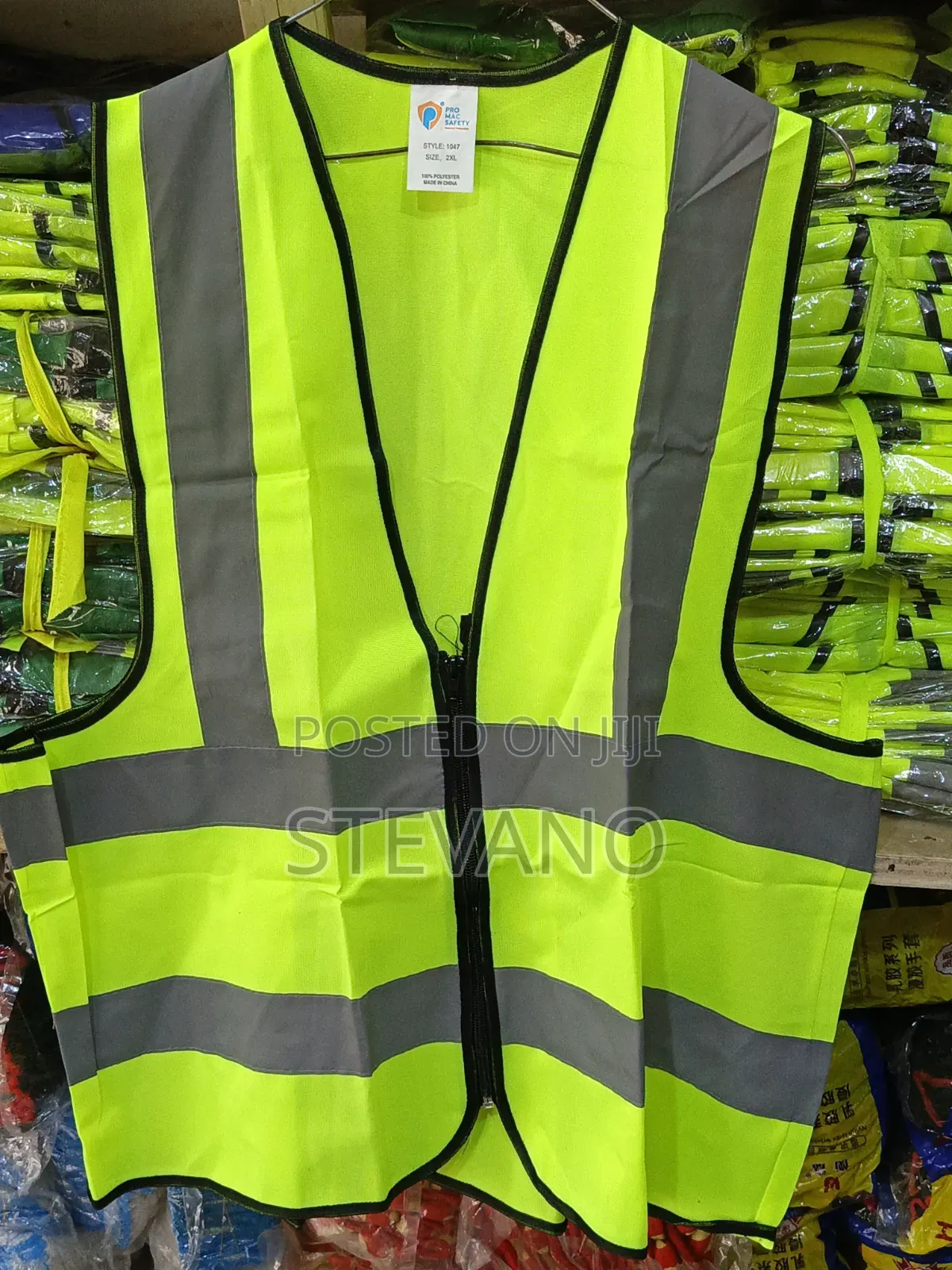 Reflective Vest With Zip