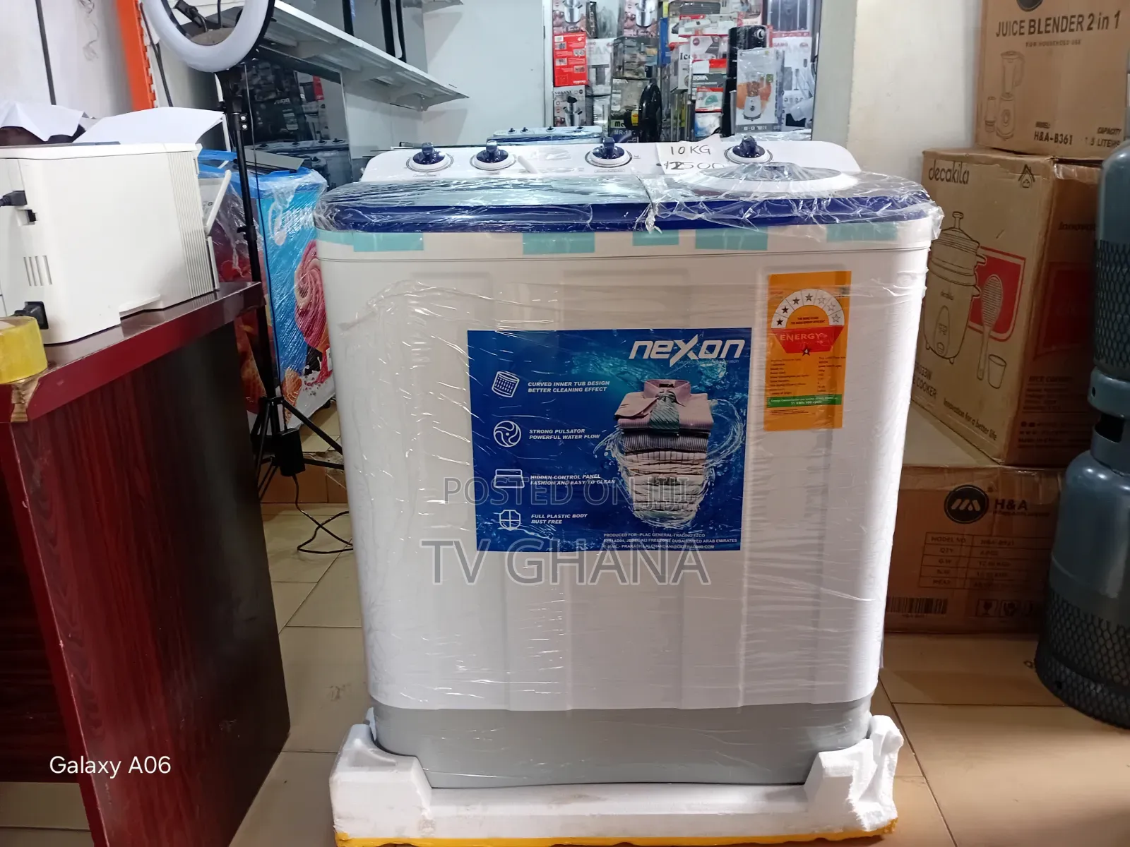 Nexon 10KG Automatic Washing Machine – Powerful Convenient10kg