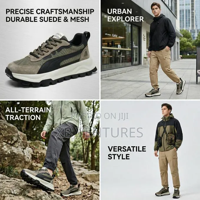 Modern Wear-Resistant Mens Fashionable Casual Sneakers