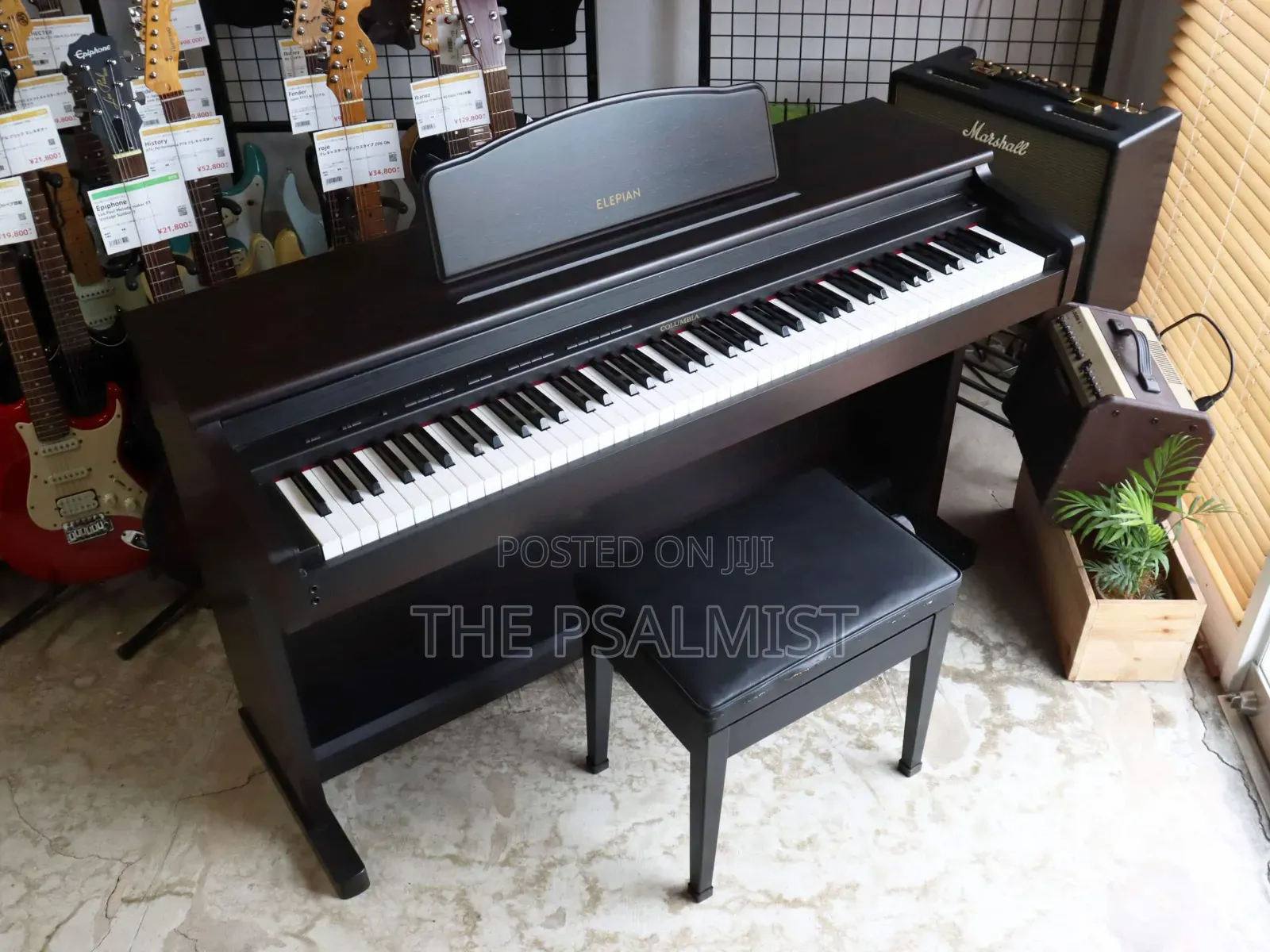 Elepian PCM Digital Piano With Stand, 3pedals and Piano Stool