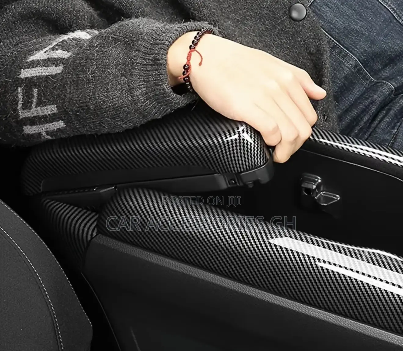 Carbon Fiber Armrest Box Cover
