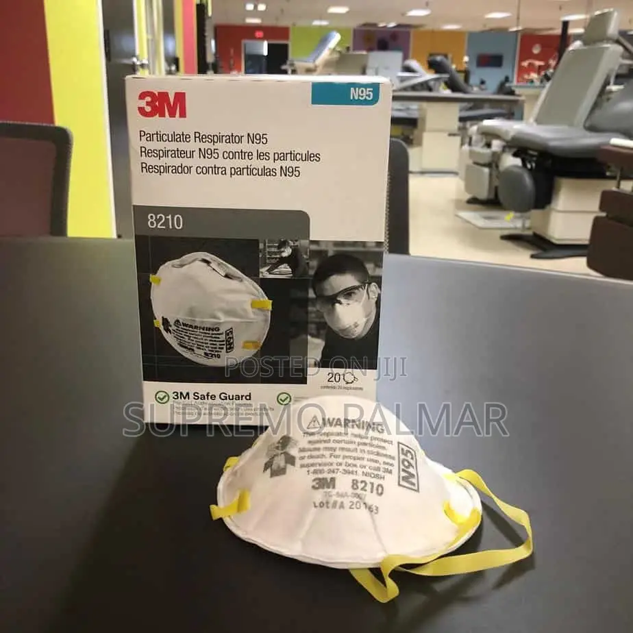 3M 8210 N95 Disposable Dust Masks With 95% Filtration Efficiency