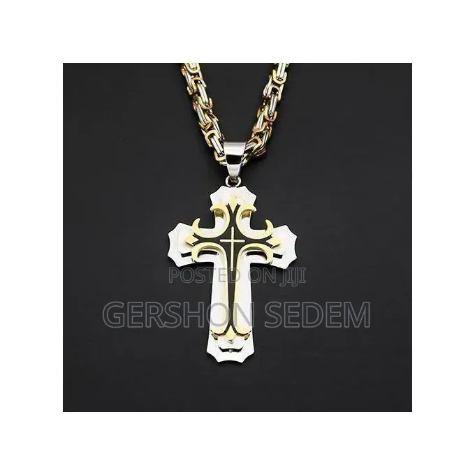 Men’s High-Quality Cross Pendant Necklace