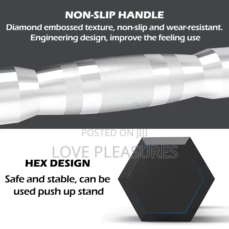 20kg Hex Dumbbell to Level Up Your Strength Training With A