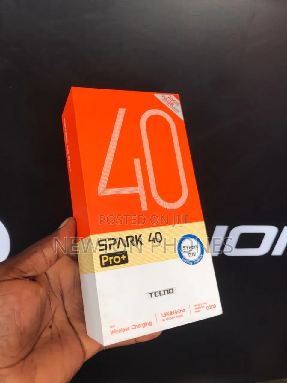 New Tecno Spark 40 Pro+ 256 GB Black