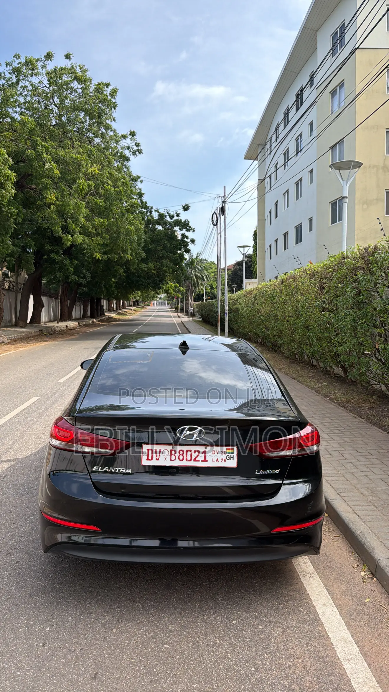 Hyundai Elantra Limited Sedan FWD (2.0L 4cyl 6A) 2017 Black