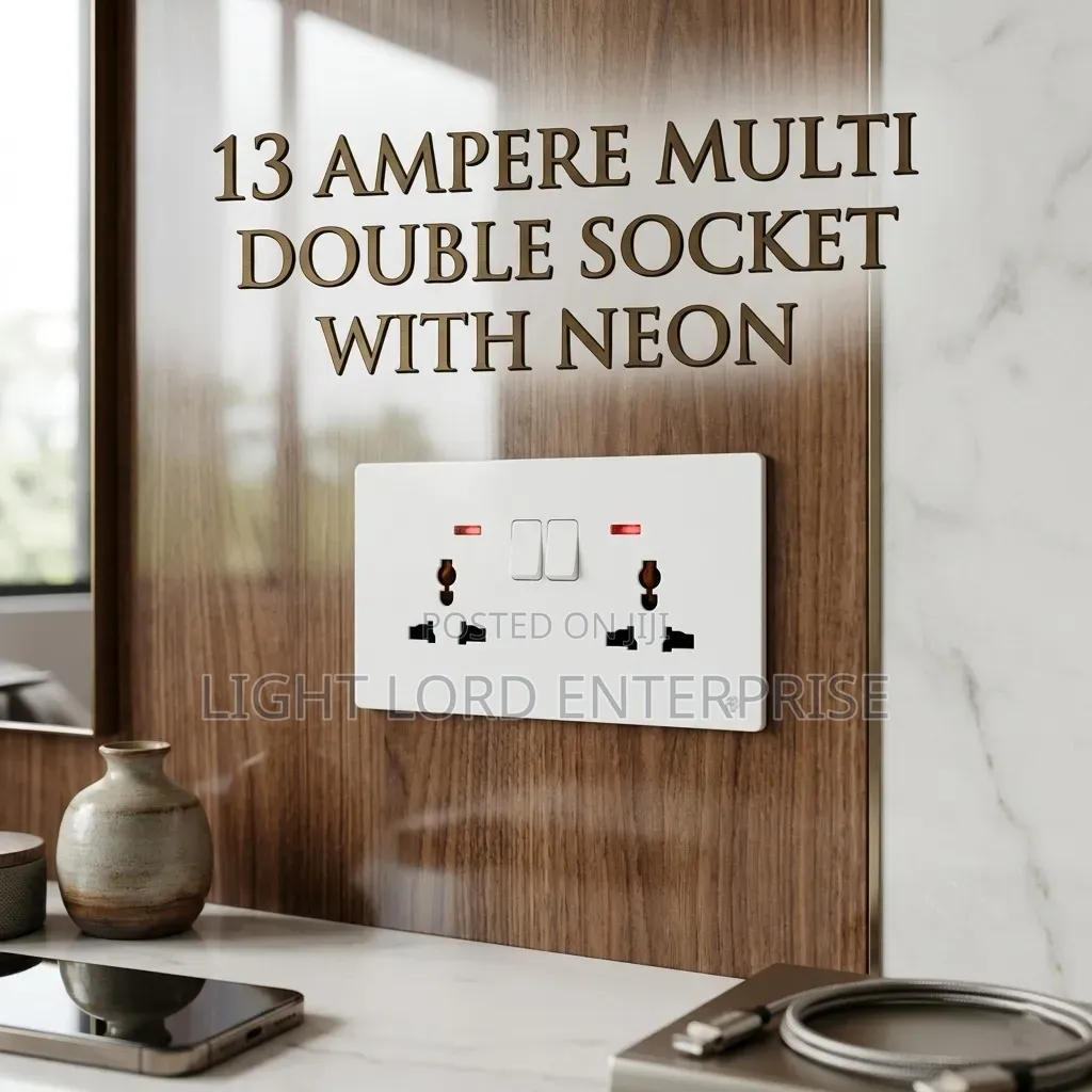 4Home Universal Double Socket and Switces
